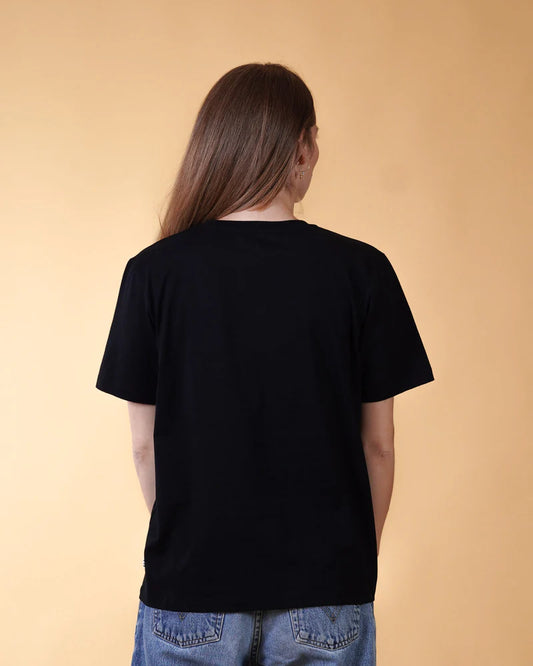 BASIC WOMEN'S CLASSIC T-SHIRT 900 BLACK - RES-RES