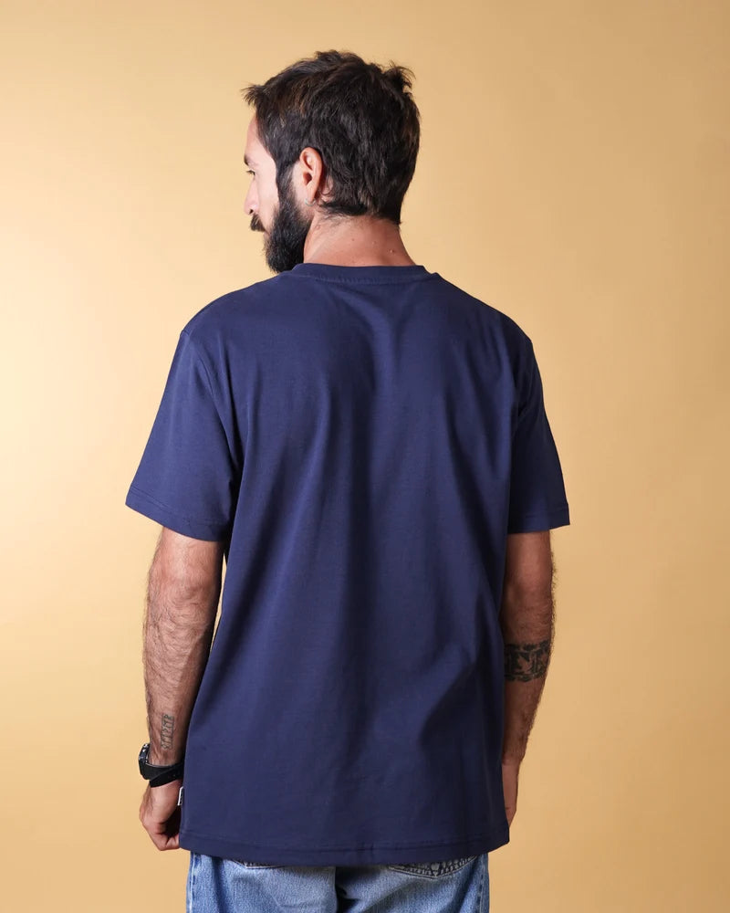 EARTH KARMA BRUSHED T-SHIRT /DARK NAVY