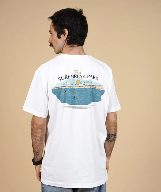 Surf Park BP Men's T-shirt (Optic White) - ELSK
