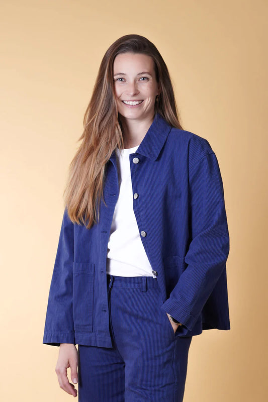 EASE WOMEN'S OVERSHIRT COBALT/NAVY - RES-RES