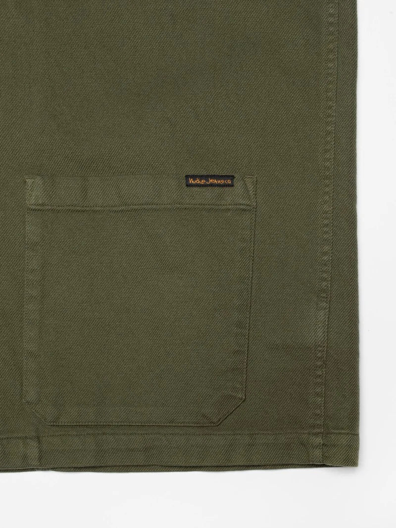 Barney Worker Jacket Olive - Nudie Jeans - RES-RES