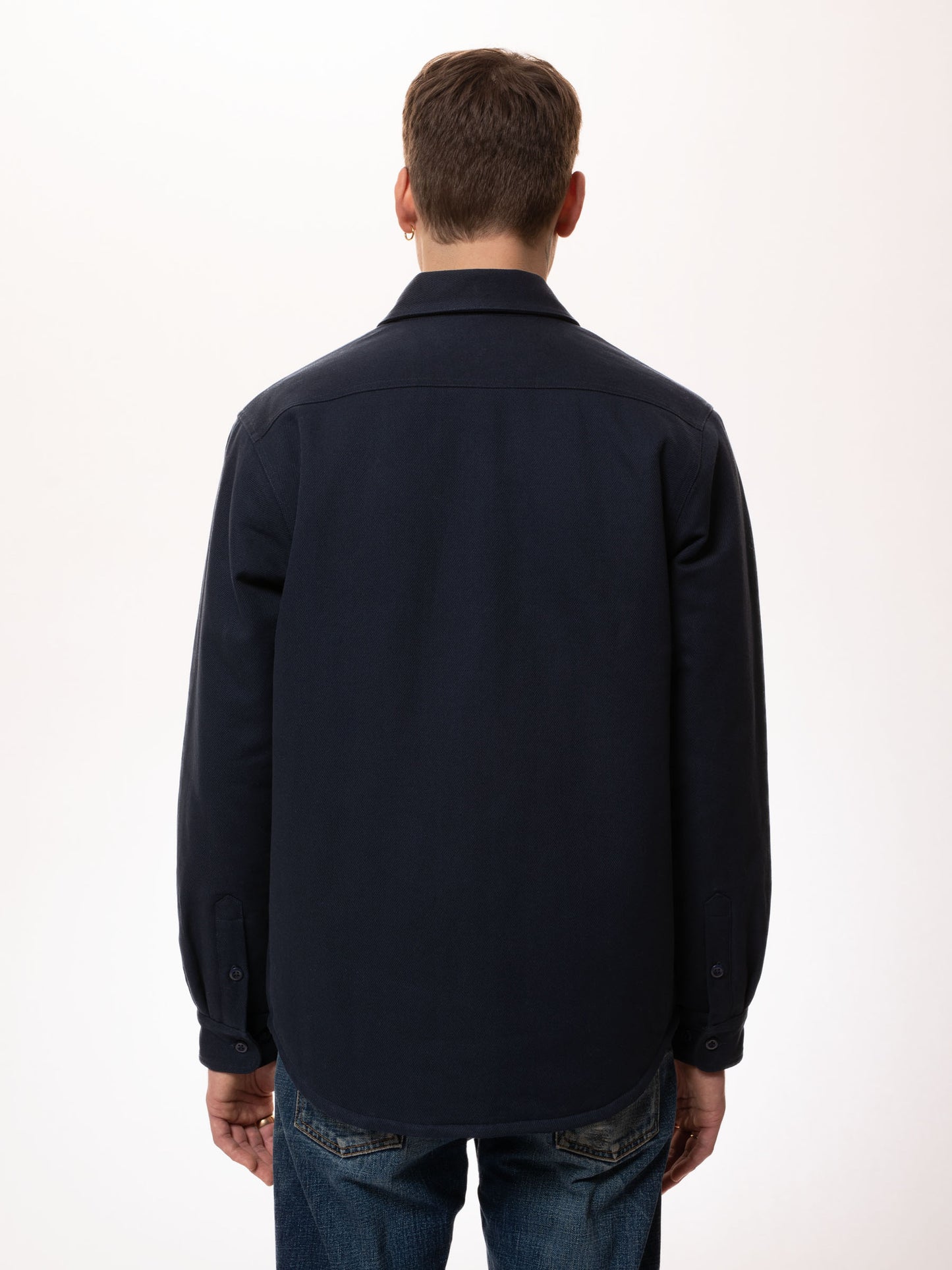 Glenn Padded Shirt (Navy) - Nudie Jeans