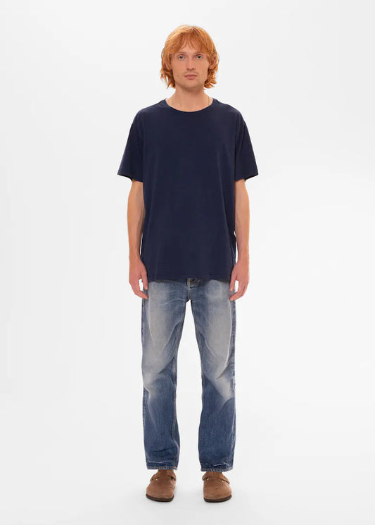 Roffe T-shirt (French Blue) - Nudie Jeans - RES-RES