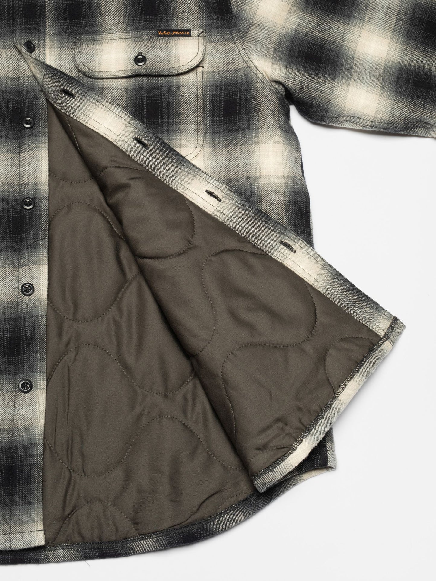 Glenn Padded Shirt (Shadow Checkered) - Nudie Jeans