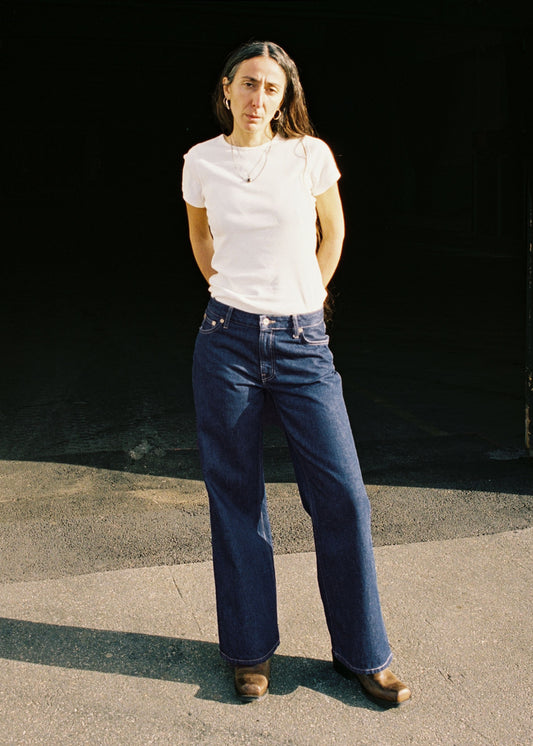Wide Heidi Classic Blue - Nudie Jeans - RES-RES