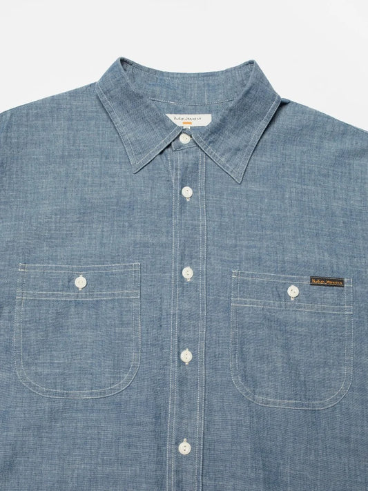 Julian Worker Shirt Chambray - RES-RES