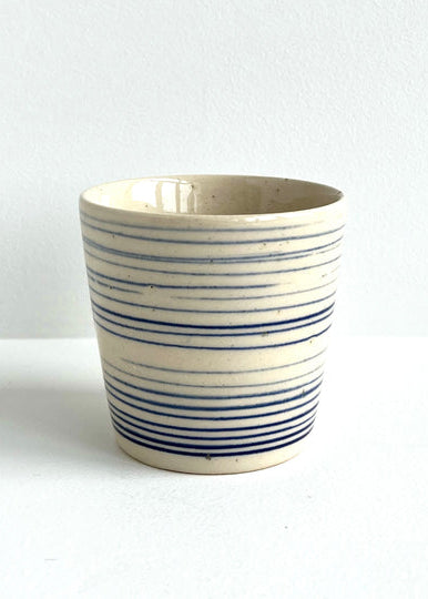 Original Cup (Blue Striped) - Bornholms Keramikfabrik
