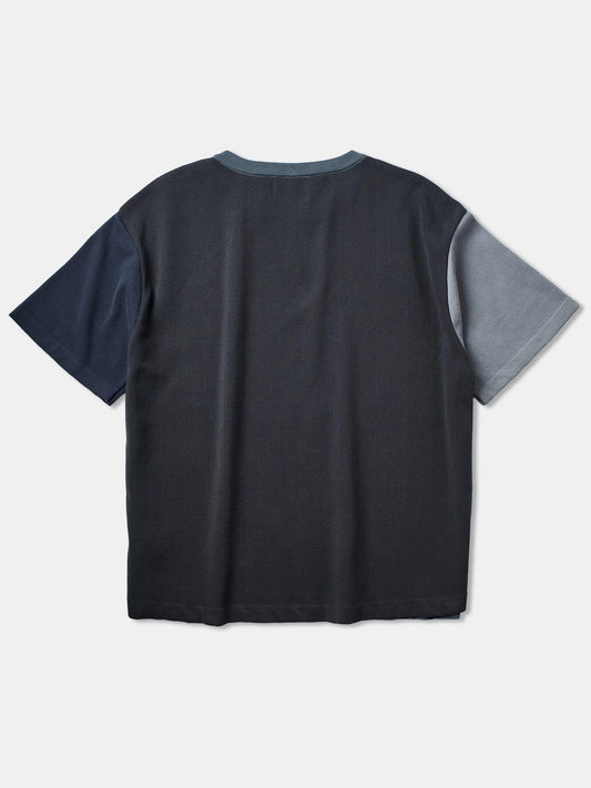 VE Boxie SS Knit /Dusty Blue - RES-RES