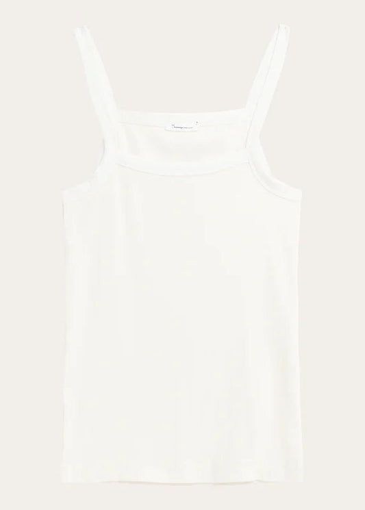 Rip Strap Top - Regenerative Organic Certified - GOTS/Vegan (Star White)