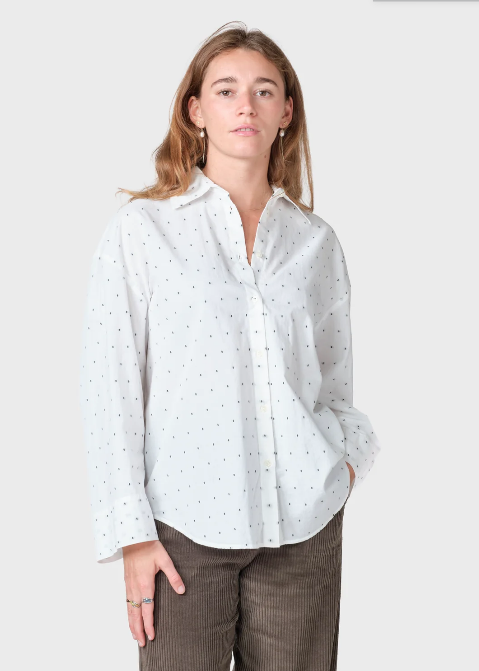 Harlow Shirt (White/Black) - Klitmøller Collective