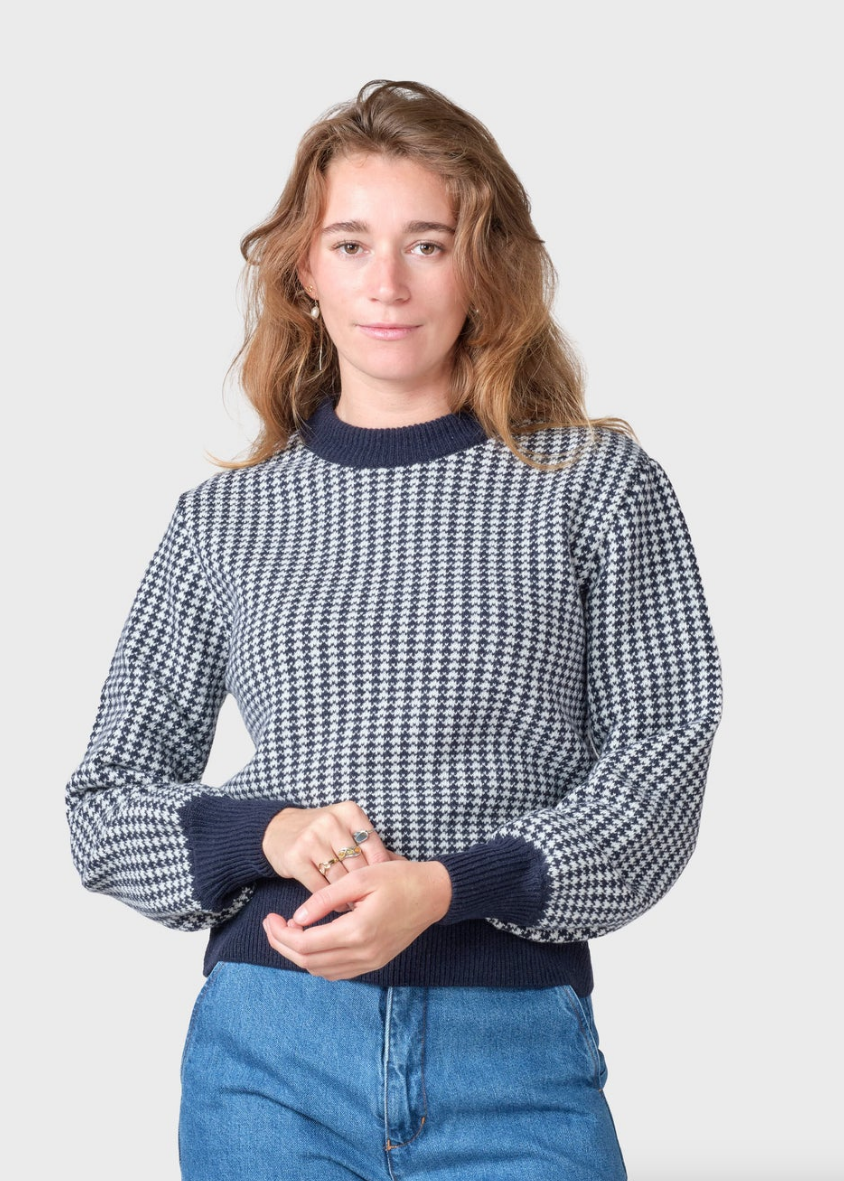 Agnes Knit (Navy/Cream) - Klitmøller Collective - RES-RES