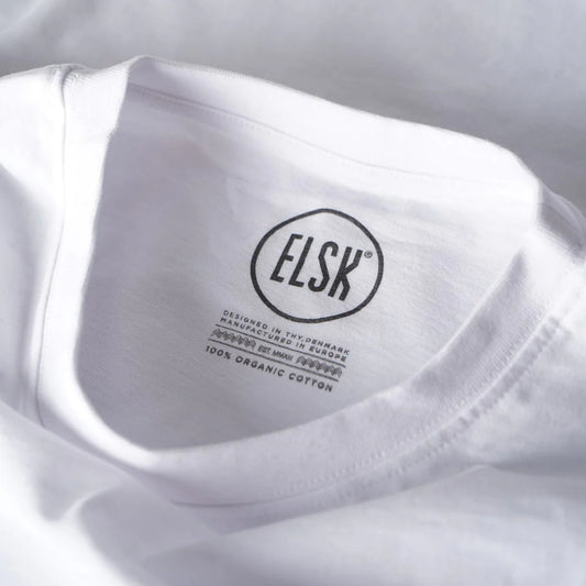 Essential Men's Brushed T-shirt (White) - ELSK