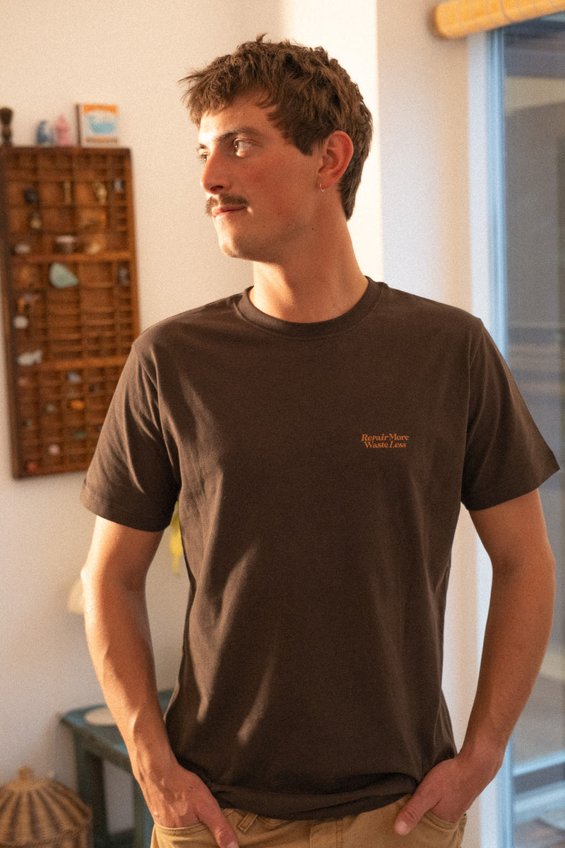 Repair BP Men's Brushed T-shirt Soil Brown - RES-RES