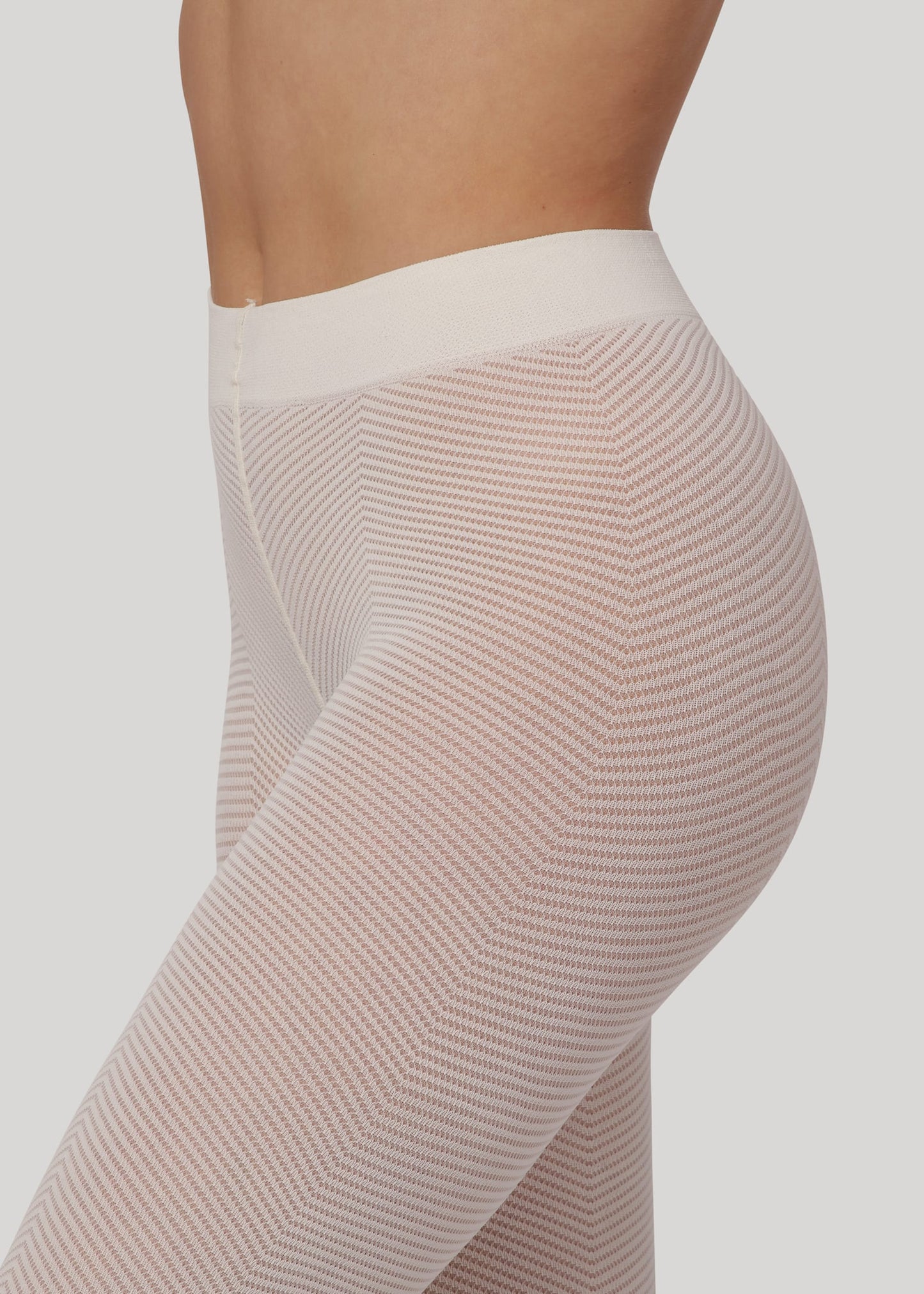 Petrina Heringbone (Off-White) - Kære Denier