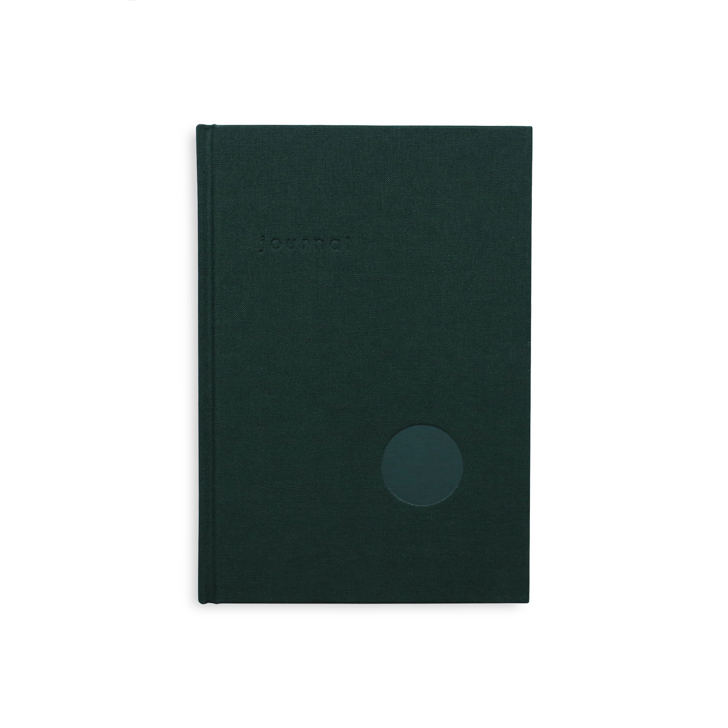 Hardcover Journal (Mørkegrøn/Blank) - Kartotek