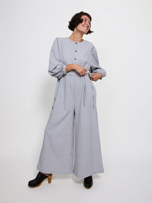 Embla Jumpsuit (Checked) - La Femme Rousse