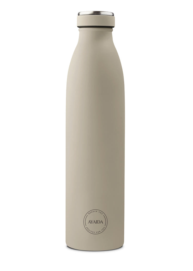 Drinking Bottle 750ml (Cream Beige) - AYA&IDA