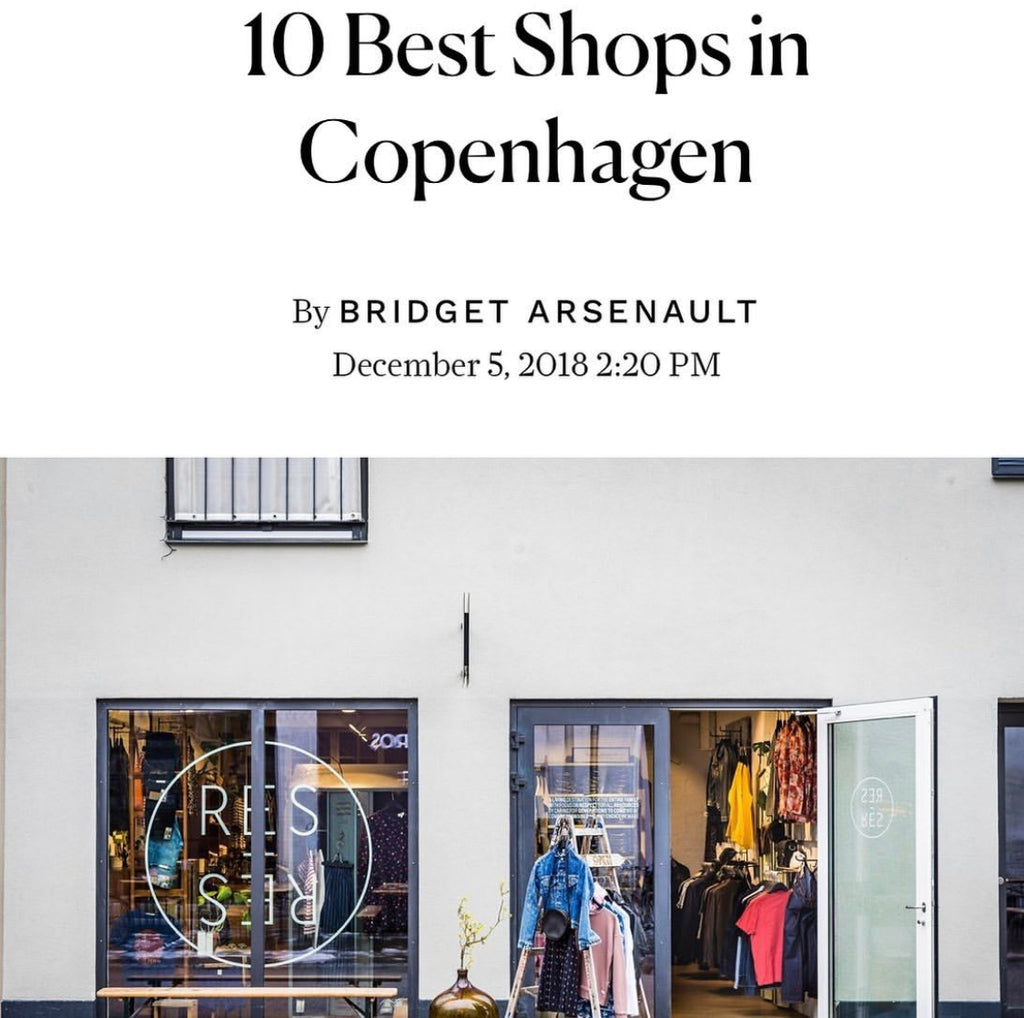 Res-Res featured in CondeNast traveller as one of 10 best stores in Copenhagen!