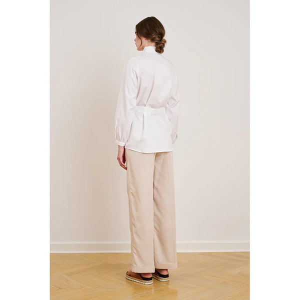 Sigrid Shirt Blouse (Off White) - Schulz By Crowd