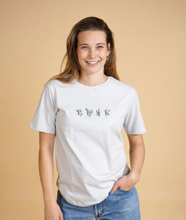 Porse Women's Casual T-Shirt (Vapor Grey) - ELSK