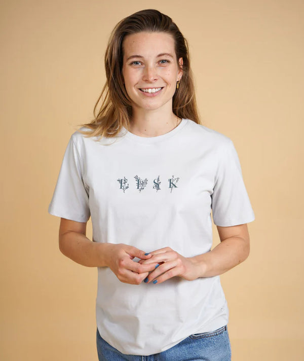 Porse Women's Casual T-Shirt (Vapor Grey) - ELSK