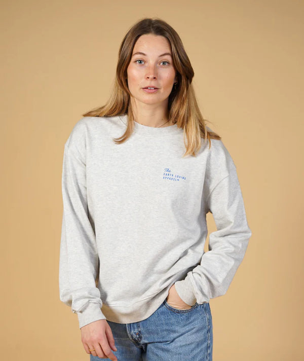 Statement Globe BP Women's Skyum Crewneck (Snow Melange) - ELSK