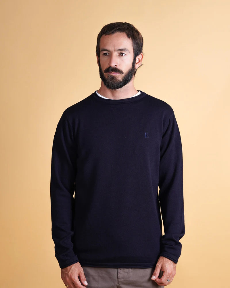 HYBRID MEN'S DOUBLE KNIT DARK NAVY - RES-RES