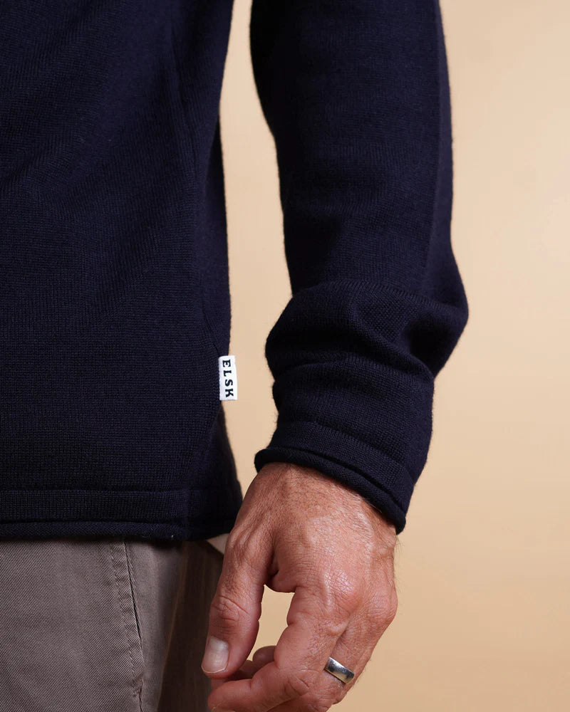 HYBRID MEN'S DOUBLE KNIT DARK NAVY - RES-RES