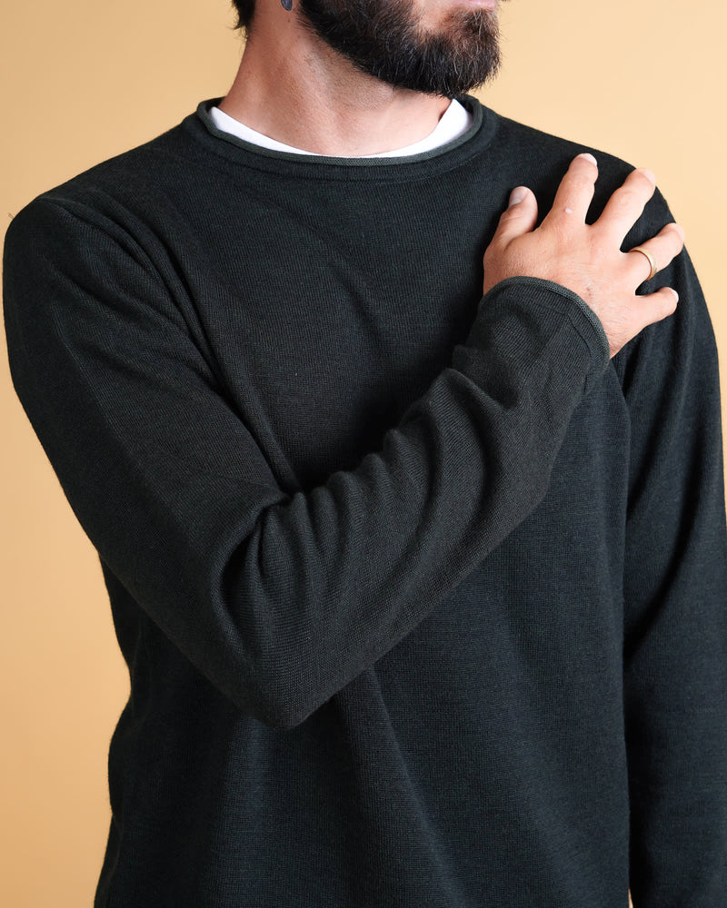 HYBRID MEN'S DOUBLE KNIT DARK GREEN - RES-RES