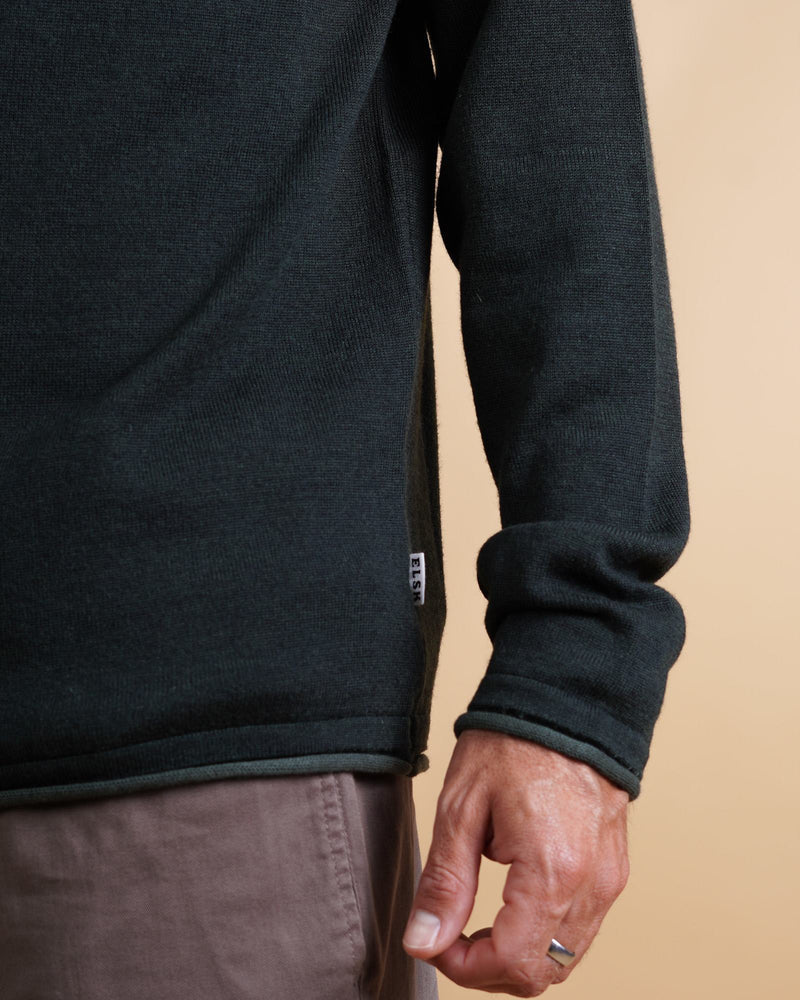 HYBRID MEN'S DOUBLE KNIT DARK GREEN - RES-RES