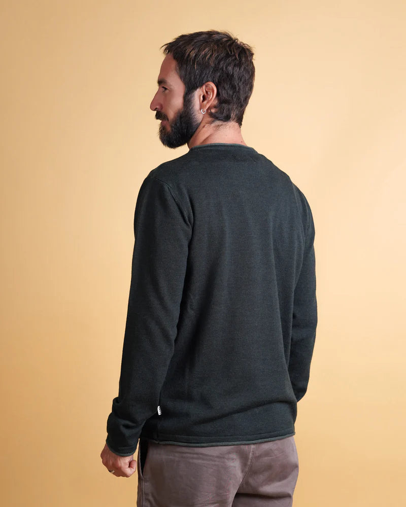 HYBRID MEN'S DOUBLE KNIT DARK GREEN - RES-RES