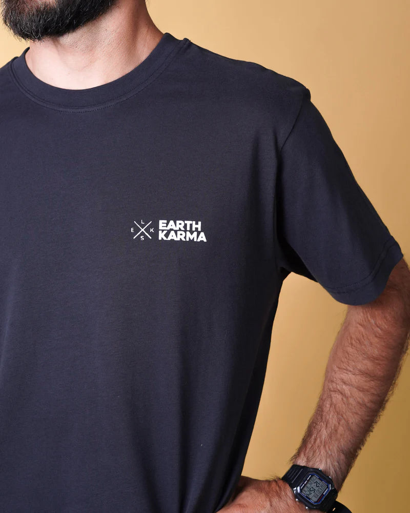 Earth Karma Brushed T-Shirt /Black