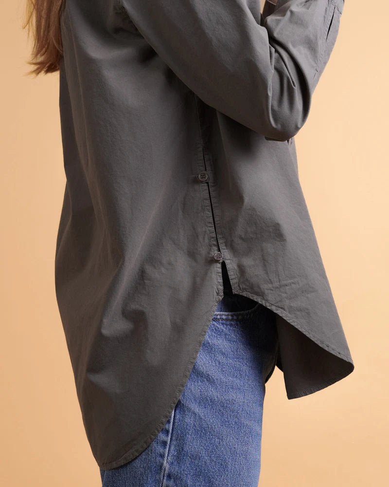 POPLIN WOMEN'S SHIRT MOSSY BARK - RES-RES