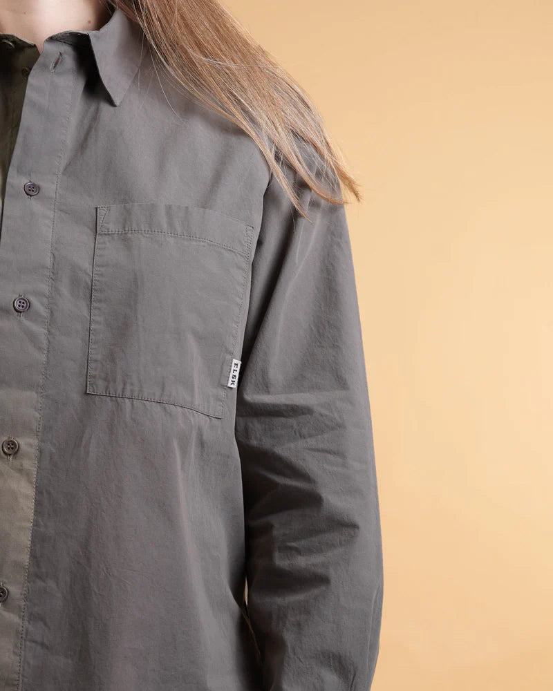 POPLIN WOMEN'S SHIRT MOSSY BARK - RES-RES