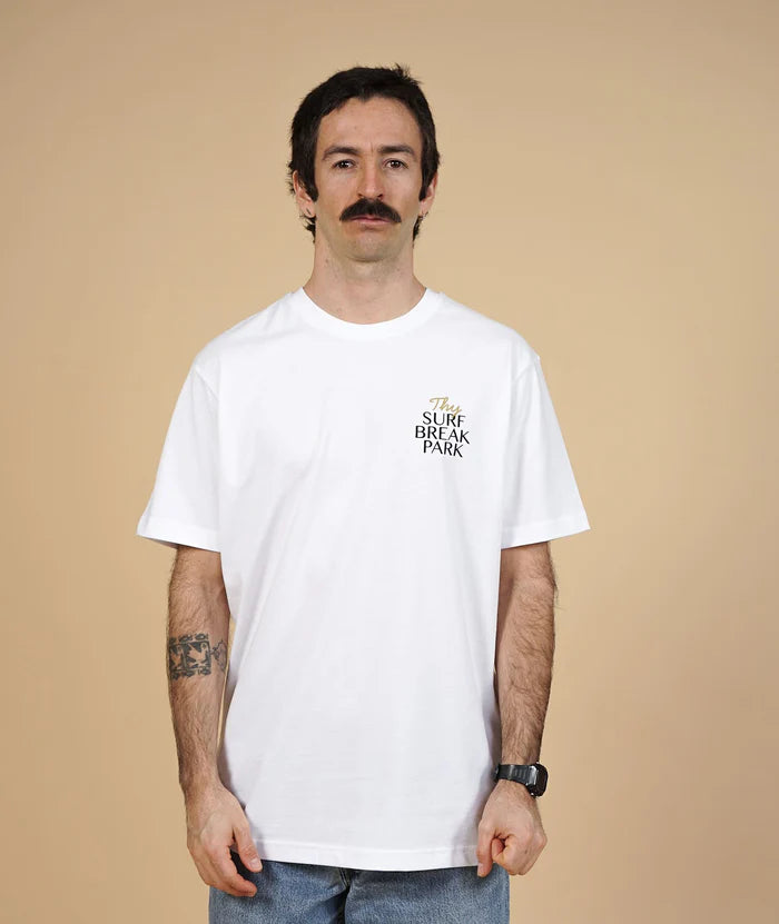 Surf Park BP Herre T-shirt (Optisk Hvid) - ELSK