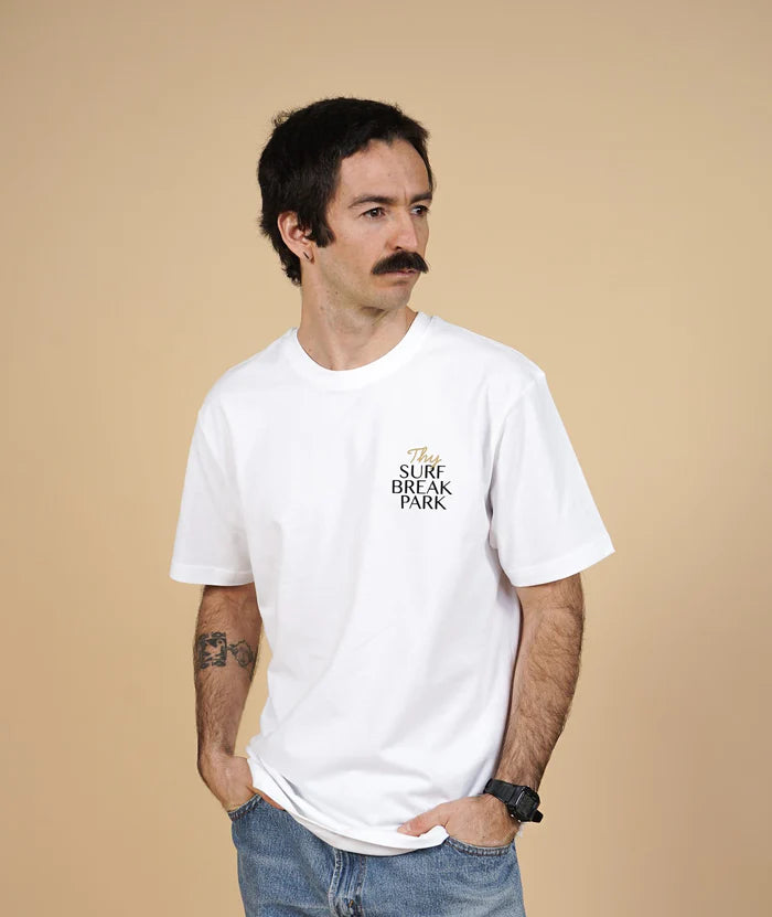 Surf Park BP Men's T-shirt (Optic White) - ELSK