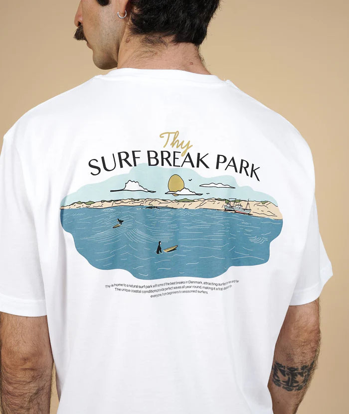 Surf Park BP Men's T-shirt (Optic White) - ELSK