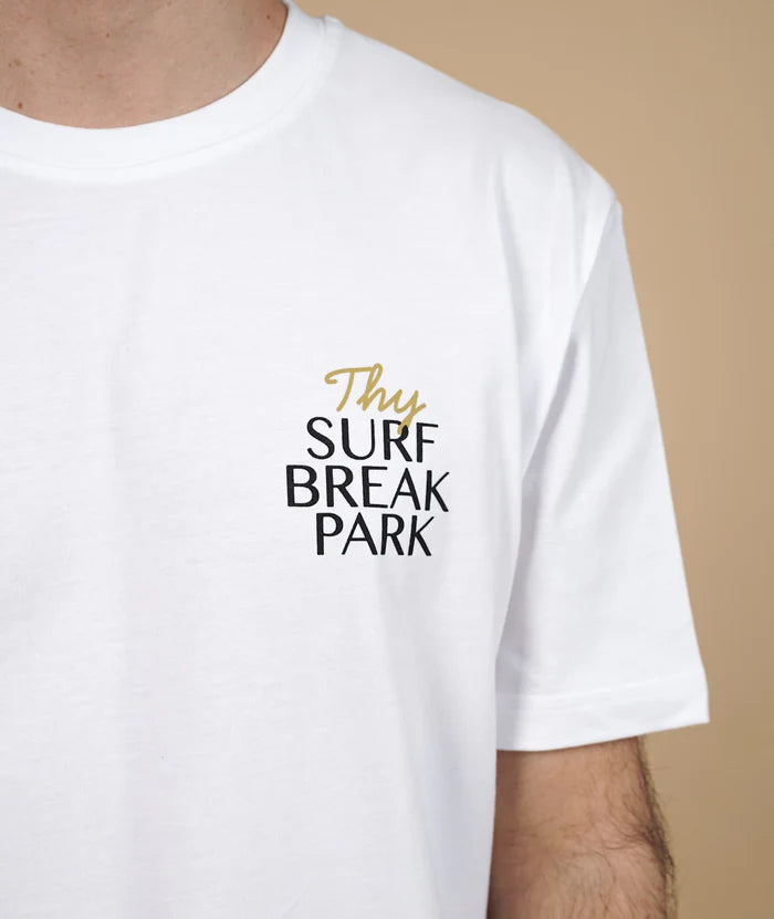 Surf Park BP Herre T-shirt (Optisk Hvid) - ELSK