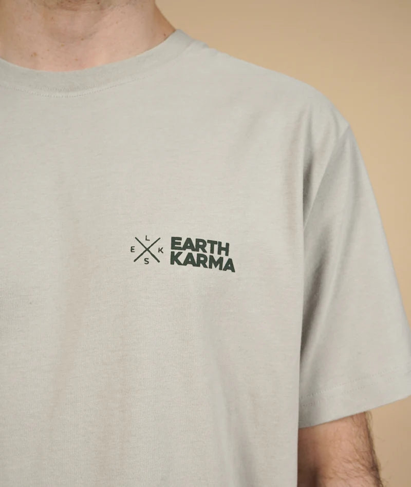 EARTH KARMA BRUSHED T-SHIRT SAND STONE - RES-RES