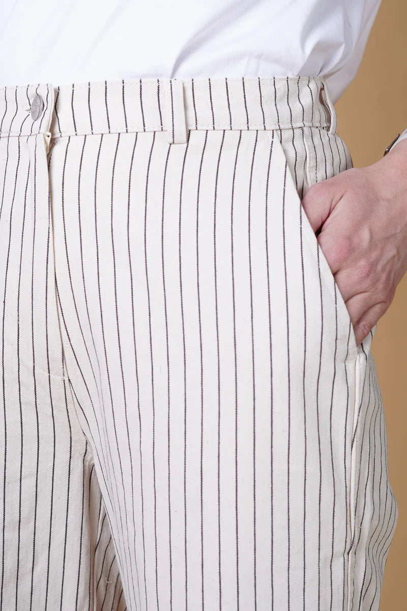 EASE WOMEN'S PANTS ECRU/EARTH - RES-RES