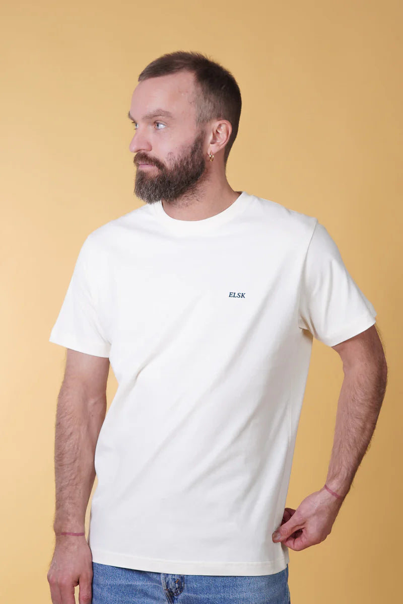 OFF DUTY BP MEN'S BRUSHED T-SHIRT OFF WHITE - RES-RES