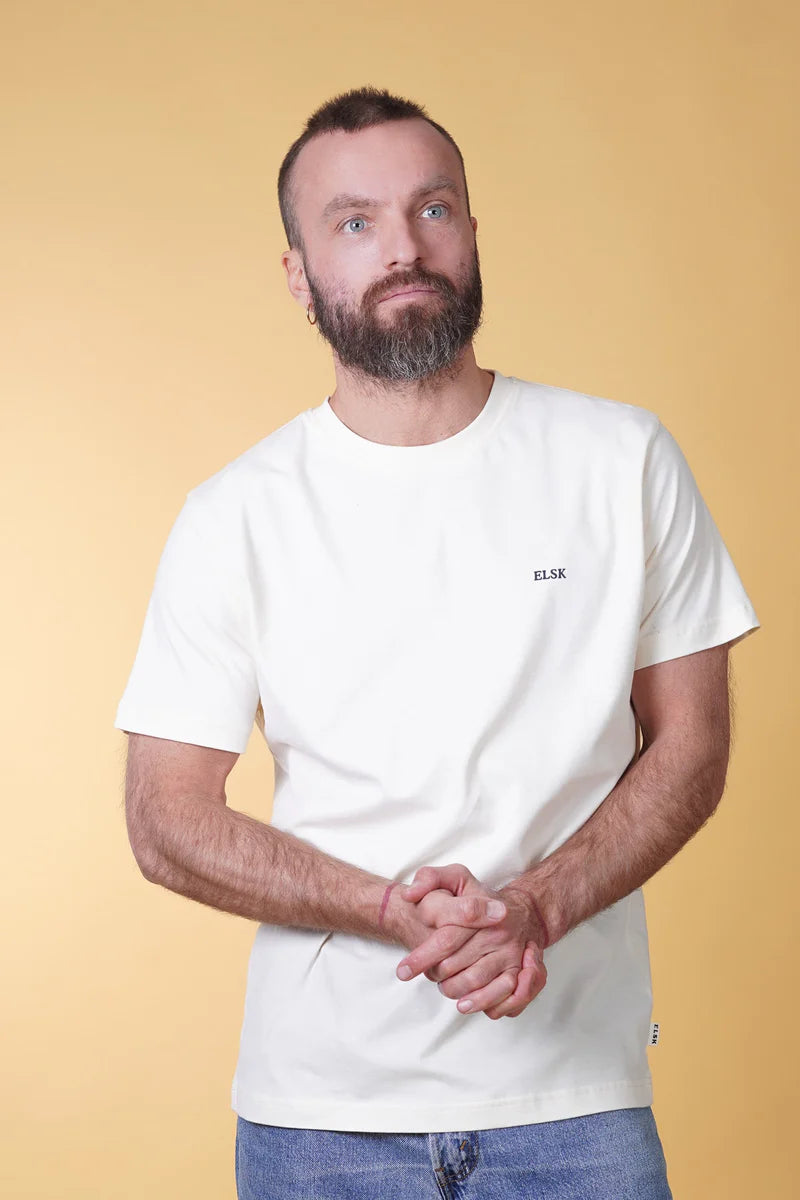 OFF DUTY BP MEN'S BRUSHED T-SHIRT OFF WHITE - RES-RES