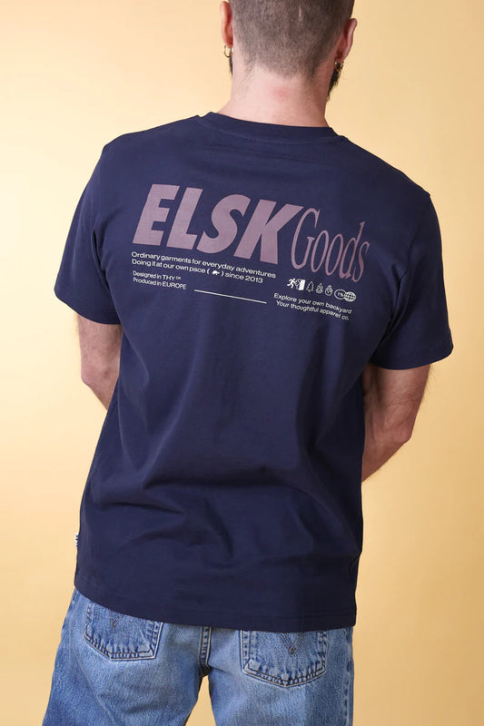 Goods BP Men's Brushed T-Shirt /Dark Navy - RES-RES