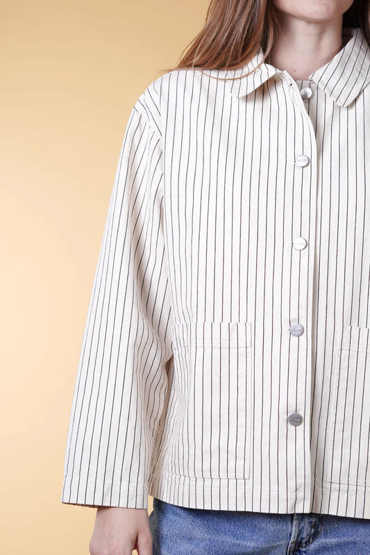 EASE WOMEN'S OVERSHIRT ECRU/EARTH - RES-RES