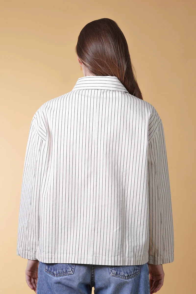 EASE WOMEN'S OVERSHIRT ECRU/EARTH - RES-RES