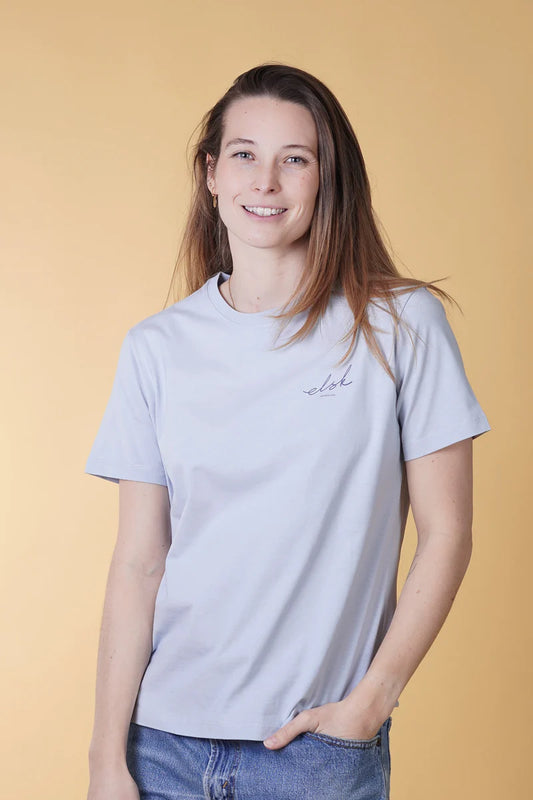 SIGNED BASIC WOMEN'S CLASSIC T-SHIRT BLUESKY BLUE - RES-RES