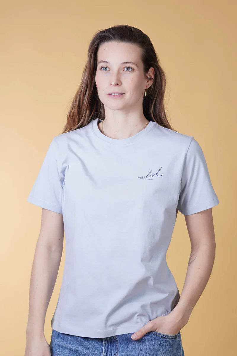 SIGNED BASIC WOMEN'S CLASSIC T-SHIRT BLUESKY BLUE - RES-RES