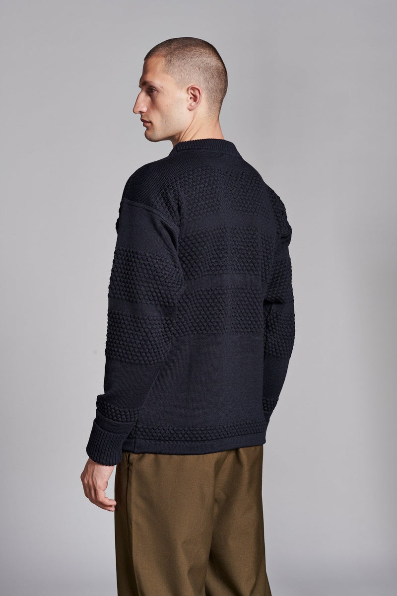 Fisherman Crew Neck (Navy Blue) - S.N.S Herning