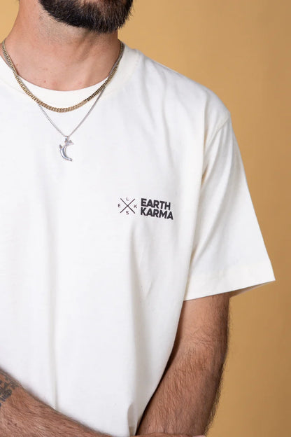 Earth Karma Brushed T-shirt - Off White