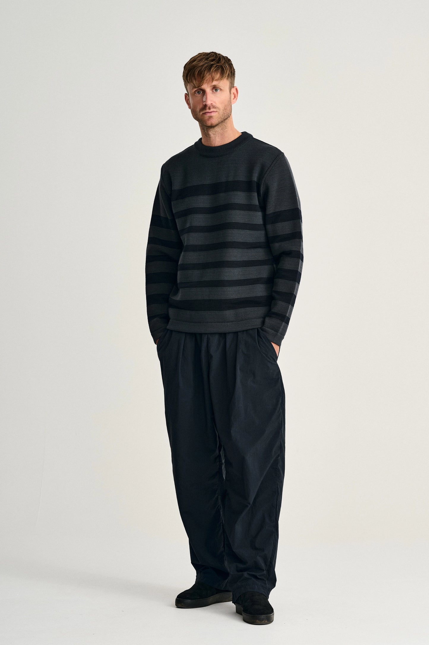 Given-III Crew Neck (Molten Grey) - S.N.S Herning